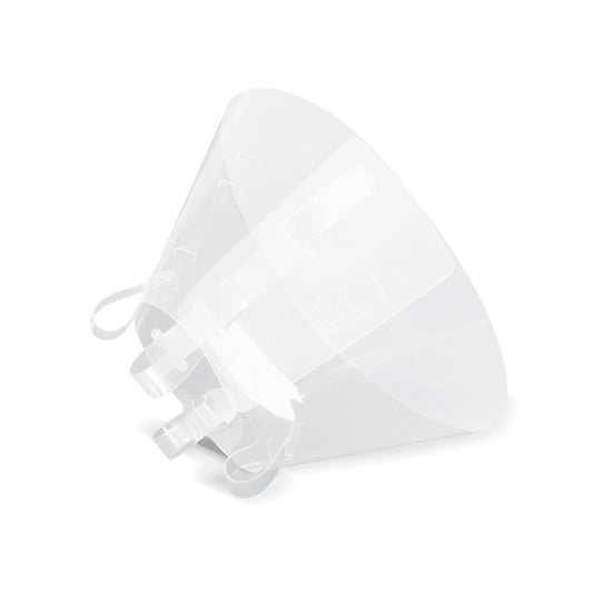 Halskraag Doorzichtig (12.5 cm) - 10 stuks