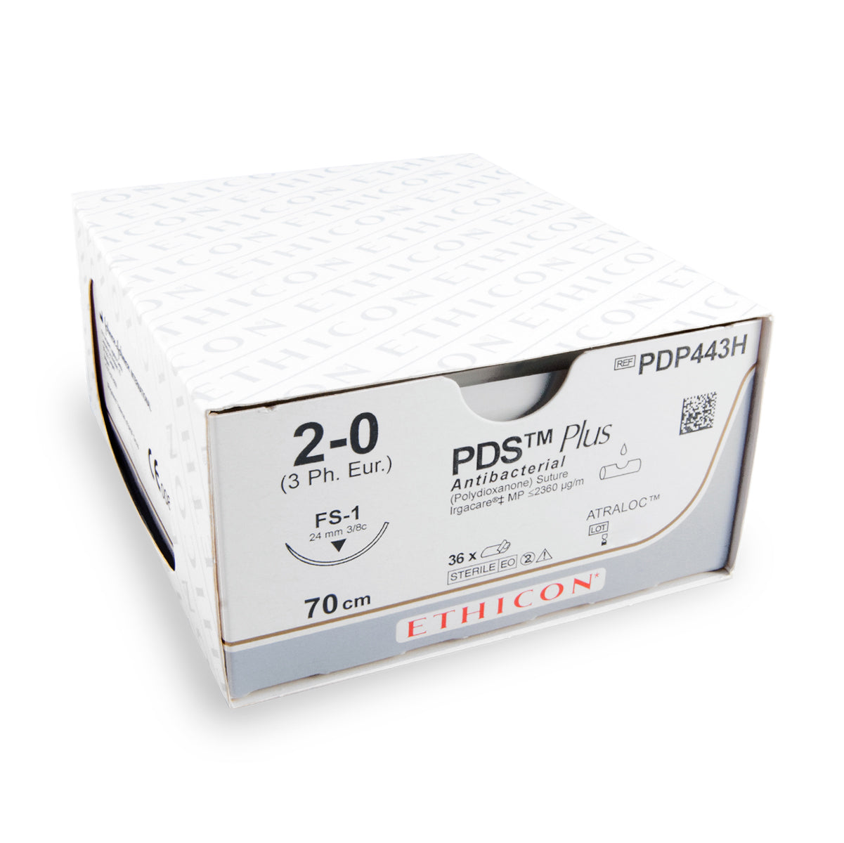 PDS Plus PDP443H USP2 - 0 EP-3 FS1 0,375 70cm, 36 stuks