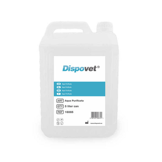 Dispovet Aqua Purificata - 4 x 5 Liters (20 Liters)