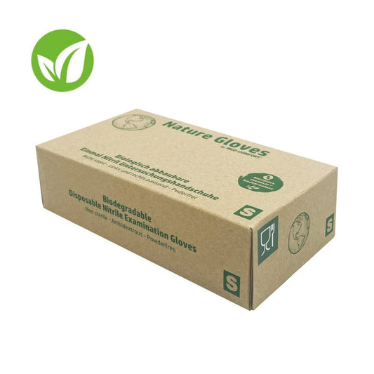 Nature Gloves - Nitril Onderzoekshandschoenen S - 100 Stuks