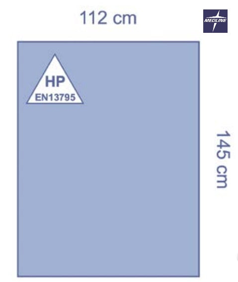 Drap de champ Medline Ultimate (112 x 145 cm) - 20 pièces
